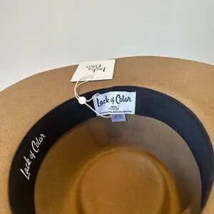 Lack of Color Hat - The Mirage - Teak Color BRAND NEW; NEVER WORN The Mirage - Wool Felt Fedora Hat (Teak Brown) | Lack of Color main image 2